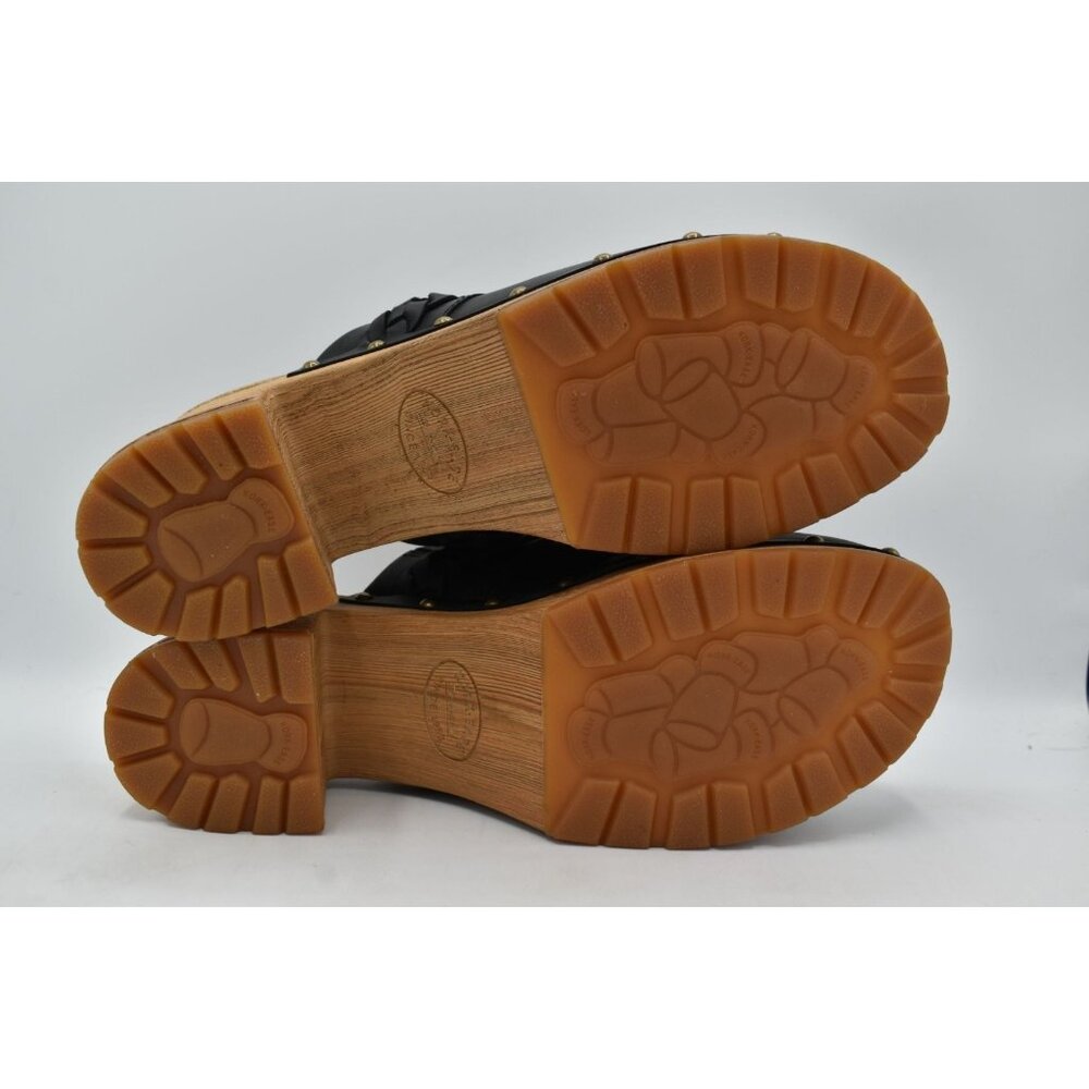 Kork‎ Ease Womens Size 11 Tilly Black Full Grain Leather Slip On Clogs Shoes - Picture 10 of 14